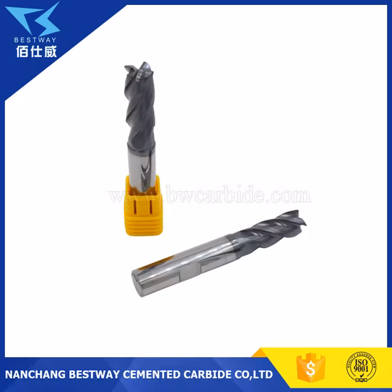 SKD11 DC53 Processing HRC 65 Solid Carbide Standard End Mill