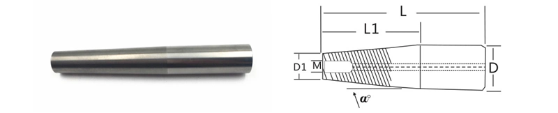 Tungsten Carbide Customized Extension Solid Screwed Boring Bars