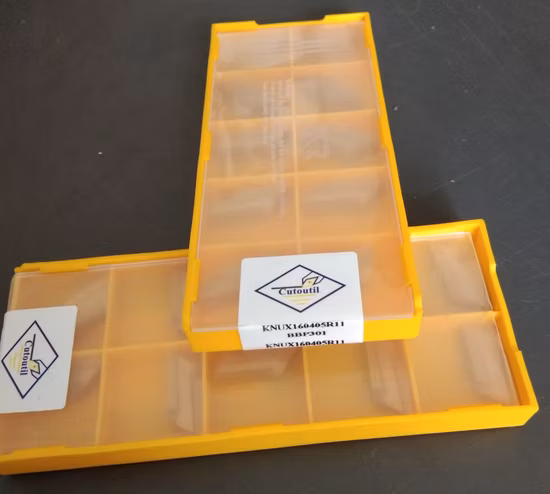 강철 및 스테인레스강 가공용 Cutoutil Knux16 0405r11, 선삭 공구, 초경 인서트